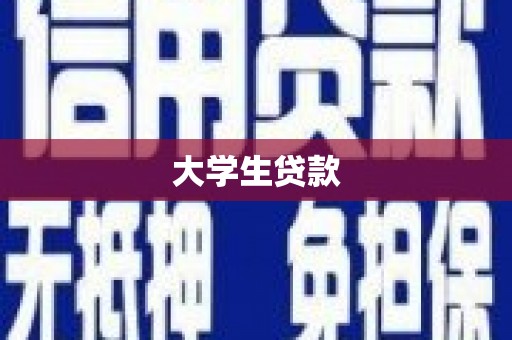 林边大学生贷款