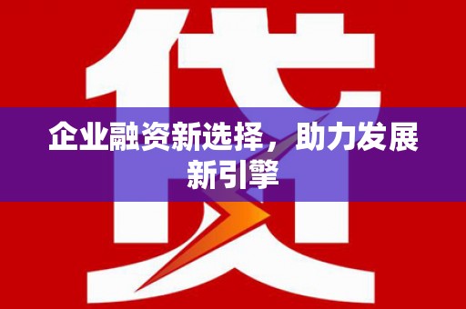 林边企业融资新选择，助力发展新引擎
