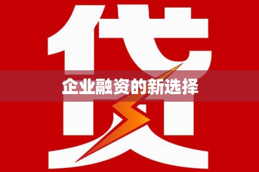 林边企业融资的新选择